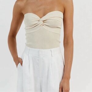 NWOT DISSH Anika Twisted Knit Top